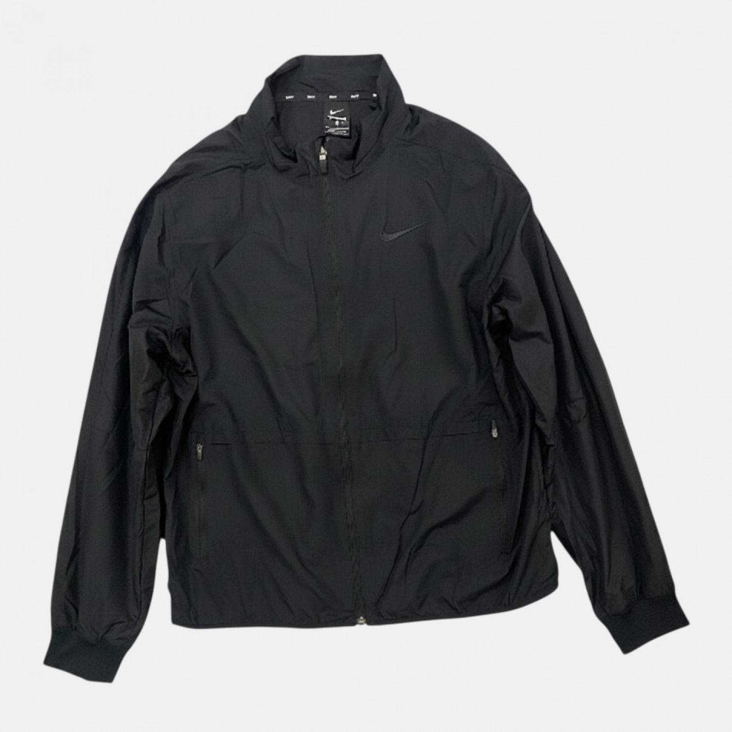 Nike Sportswear Black Full Zip Track Jacket Pre Owned